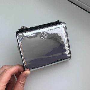TORY BURCH mirror metallic wallet